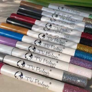 Tv Parlour Multi Uses Eyes And Lips Glitter Pencils-Set Of 12 - Picture 1 of 13