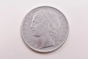 1967  ITALIAN REPVBBLICA ITALIANA L.100 SS COIN ITALY 1967 FREE SHIPPING - Picture 1 of 2