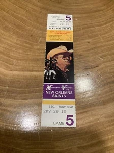 1982 New Orleans Saints Vs Minnesota Vikings Ticket Stub Game 5 Metrodome NFL - Picture 1 of 2