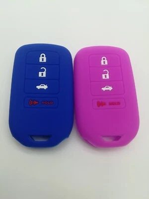 2*Cubierta de llave remota de silicona para Honda Accord Civic Pilot Ridgeline 2018 2019 Foto 1 de 4
