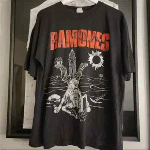 1991 Ramones Live Tour, Vintage Graphic 100% Cotton Shirt S-5XL - Picture 1 of 6