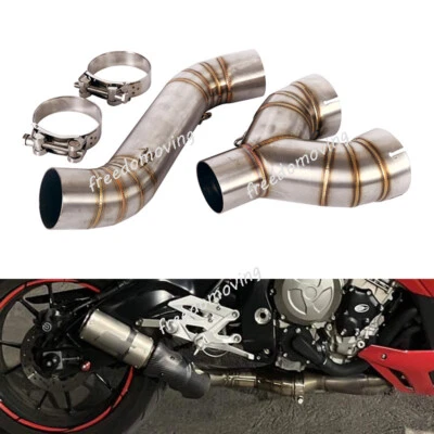 Tubo de escape de acero inoxidable de 60 mm para BMW S1000RR 2010-2014 S1000RR Foto 1 de 4
