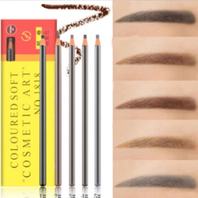 Waterproof Eyebrow Brow Eyeliner Makeup Tools Eye 2PC 5Colors Pencil Pen - Image 1 of 4