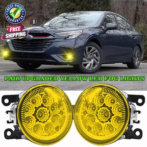 Pair Front Bumper Yellow LED Fog Light Driving Lamps For SUBARU LEGACY 2013-2014 - Bild 1 von 13