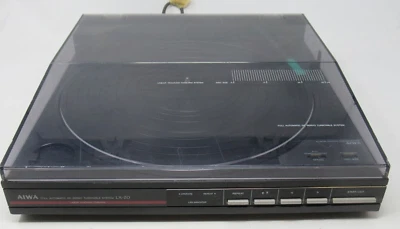 AIWA LINEAR TRACKING DC SERVO TURNTABLE STEREO SYSTEM LX-20 REC. PLAYER UNTESTED - Image 1 of 4