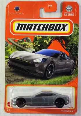 Supercoche eléctrico Matchbox Karma GS-6 91/100 2024 gris mate 0371 hw Foto 1 de 3