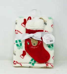 Baby's First Christmas Blanket and Stocking - Soft and Adorable by Baby Gear - Picture 1 of 3