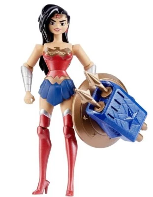 DC Justice League Action Wonder Woman (2017 NEW) 4.5" Mattel Power Connect - Image 1 of 4