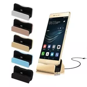 Estación de carga USB tipo C base cargador de escritorio soporte base para teléfono celular - Imagen 1 de 13