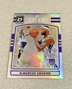 2016-17 Panini Donruss Optic Court Kings Silver Prizm #13 DeMarcus Cousins Kings