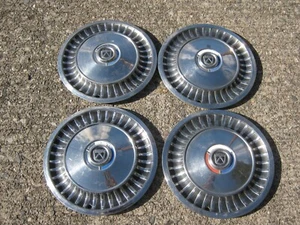 Genuine 1961 to 1965 Ford Fairlane 13 inch hubcaps wheel covers - Picture 1 of 24