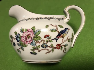 Aynsley England Pembroke Creamer Bone China Blue Bird Floral 8 oz Lovely - Picture 1 of 10