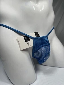 Good Devil String Thong Royal Blue Sz XL Sexy Gay Mens Lingerie - Picture 1 of 3