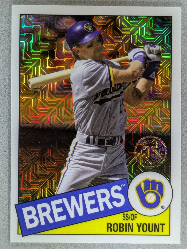 2020 Topps - Silver Pack 1985 Robin Yount #85TC-25 Brewers - Image 1 of 2