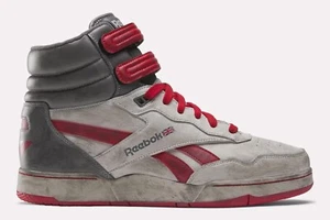 Reebok BB 4000 II Mid Alien Romulus Schuhe Herren Größe 7/Damen Größe 8,5 weiß rot - Bild 1 von 20