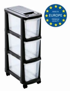 Schubladen Rollcontainer Rollwagen Schubladenschrank Badwagen PLS 6260 schmal - Bild 1 von 3