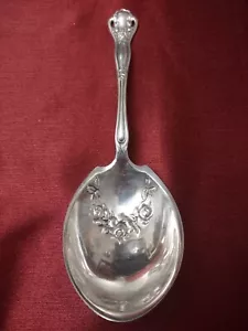 Holmes And Edwards XIV Dolly Madison Pattern Silver Plate Casserole Serv Spoon - Picture 1 of 4