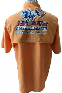 Camisa de pesca Habit naranja ventilada que absorbe la humedad UPF 40 + mediana para hombre - Imagen 1 de 9