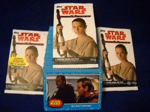 2017 Topps Star Wars JOURNEY TO THE LAST JEDI BASE Set + 3 Diffent Wrappers - Picture 1 of 4