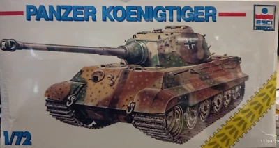 German Tank Panzer Koenigtiger King Tiger Plastic Model Kit  1/72 Esci 8330 - Immagine 1 di 2