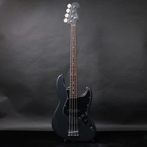 Fender FSR Collection Hybrid II Jazz Bass Charcoal Frost Metallic Matching Head - Picture 1 of 10