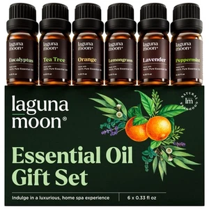 Juego de aceites esenciales - Top 6 mezclas para difusores, cuidado del hogar, fabricación de velas - Imagen 1 de 7