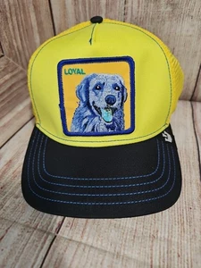 Goorin Bros Animal Farm Trucker Hat Limited Edition Doggy Trip Yellow LOYAL DOG - Picture 1 of 8