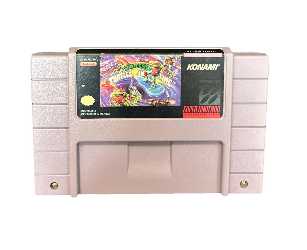 Turtles IV【中古美品・完品・SNES北米版】 Teenage Mutant Ninja Turtles IV Turtles in Time Nintendo