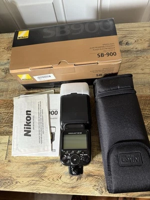 Nikon SB-900 Speedlight Shoe Mount Flash with Box and Soft Side Case | *Read* - Image 1 of 4