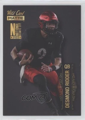 2022 Wild Card MATTE National Convention Football Desmond Ridder Rookie RC - Image 1 of 2