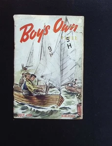 Boy's Own Paper July 1947 – Clark Hall – Vintage Magazine Sailing Railways - Picture 1 of 6