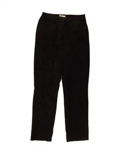 ST JOHN'S BAY Womens Straight Casual Trousers US 6 Medium W28 L31 Black AF03 - Picture 1 of 3