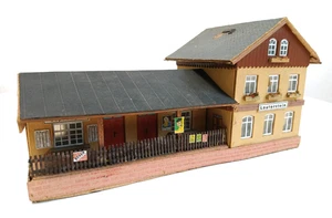 Auhagen Bahnhof Lauterstein Pappe 109/1808 H0 - Gebäude Häuser Haus ---- CM 1093 - Bild 1 von 10