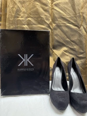 Kardashian Kollection Los Angeles Black Stiletto Heels Women's 9.5 M - Image 1 of 4