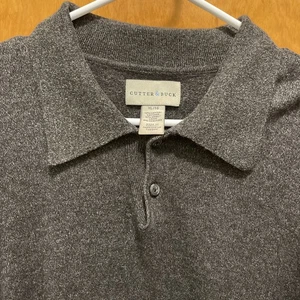 Cutter & Buck Wool/Silk/Rayon blend 1/4 button Collared Sweater XL - Picture 1 of 6