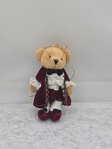 Rare Paris Opera Mozart Bear Mascot Plush Jointed Ornament 2.75" - Picture 1 of 7