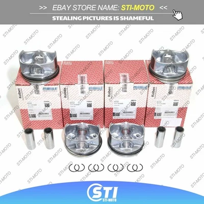 Juego de 4 pistones y anillos de motor OEM para Mercedes-Benz C160 C180 C200 1.5T 2640301900 Foto 1 de 4