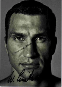 Original Autogramm Wladimir  Klitschko Boxer *1976 /// Autogramm Autograph signi - Picture 1 of 2