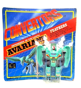 Vintage 1984 Convertors AVARIANS FEATHERS PEACOCK Sealed NOS Japan 1565 - Picture 1 of 8