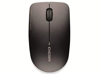 Cherry MW 2400-3-Button Wireless Mouse - Symmetrical - Black - Nano USB Receiver - Image 1 of 4