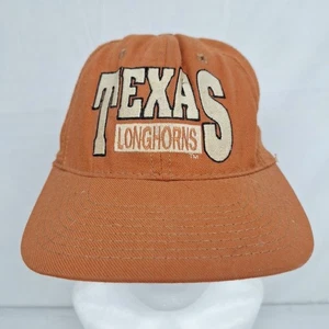 Vintage Texas Longhorns Men’s Adjustable Snapback Cap Hat Wool Serge Made in USA - Picture 1 of 14