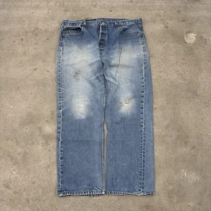 Jeans Levi’s 501XX Botón Mosca Vintage Años 90 Hechos en EE. UU. Talla 42x32 Ajuste 38x32 - Imagen 1 de 10