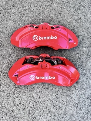 2012-2021 JEEP GRAND CHEROKEE SRT8 6.4L BREMBO BRAKE CALIPERS ASSY BR4 6 Piston - Image 1 of 4