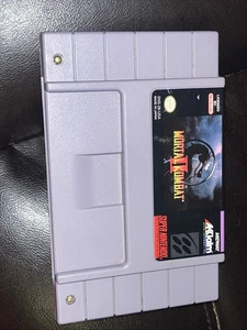 Mortal Kombat 2 II Nintendo SNES Video Game Cartridge Only Tested - Picture 1 of 5