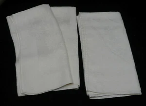 MIXED LOT OF 3 VINTAGE LINEN NAPKINS WITH FLOWERS, IVY DECORATION - Picture 1 of 3