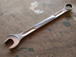 Vintage BLUE GRASS USA 19MC 19mm Combination Wrench 12-point box V-Groove shank - Foto 1 di 8