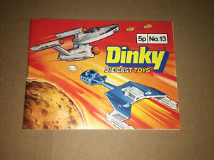 Dinky Die Cast Toys No. 13 Catalogue Very Good Condition 1977