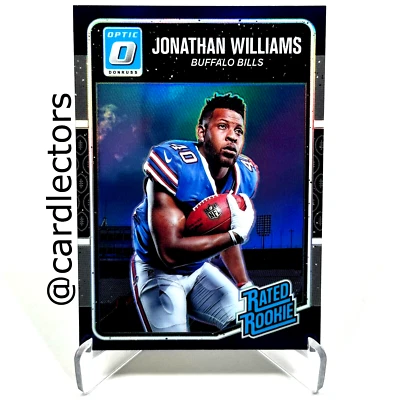 2016 Panini Donruss Optic JONATHAN WILLIAMS #176 Rated Rookie Purple Holo BILLS - Image 1 of 2