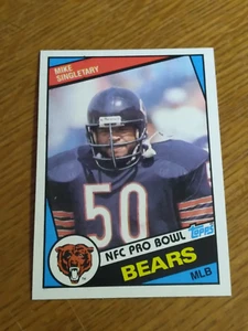 1984 Topps Football #232 Chicago Bears LB Mike Singletary Ex-NrMt - Picture 1 of 2