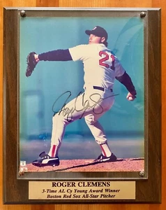 Roger Clemens Red Sox Autographed Photo- Authenticated, Professionally Mounted - Picture 1 of 6